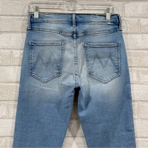 MOTHER THE MID RISE DAZZLER ANKLE FRAY KEANS - Hopeless Romantic - Sz-28 - Picture 6 of 12